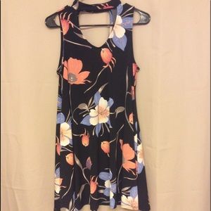 Floral Keyhole Dress